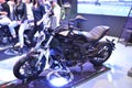 Benelli 502 motorcycle at Makina Moto show in Pasay, Philippines Royalty Free Stock Photo